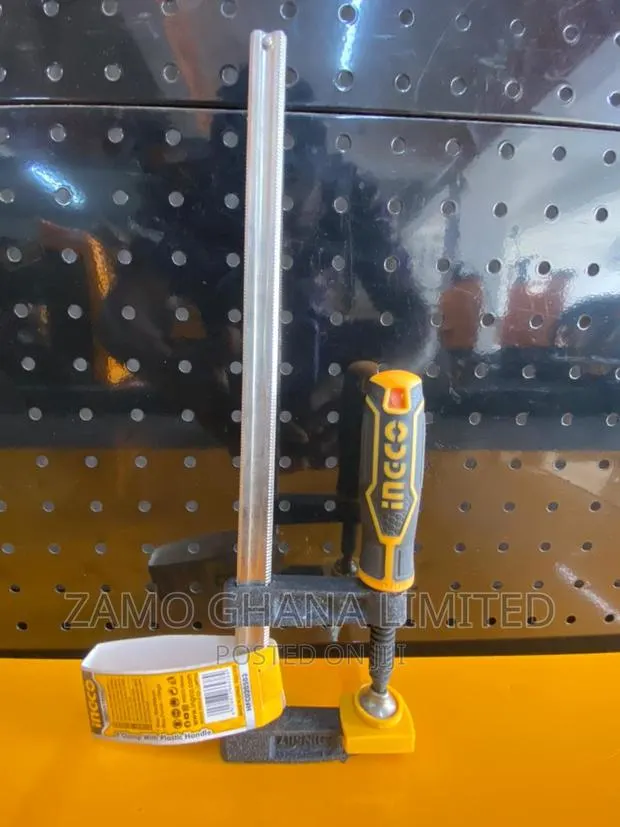 Ingco F Clamp With Plastic Handle 10" - Hfc020503 · Photo 1