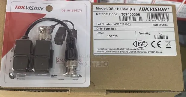 Hikvision Hd Video Balun - Ds-1h18s/E(c) · Photo 1