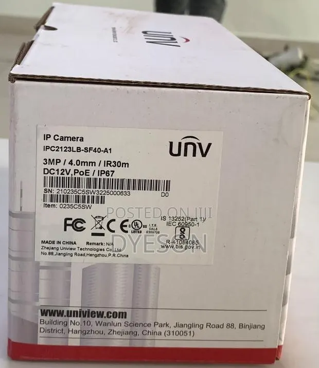 3mp Hd Mini Ir Fixed Bullet Network Camera · Photo 1