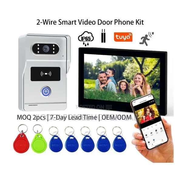 Video Intercom 2way Wire Doorbell · Photo 1