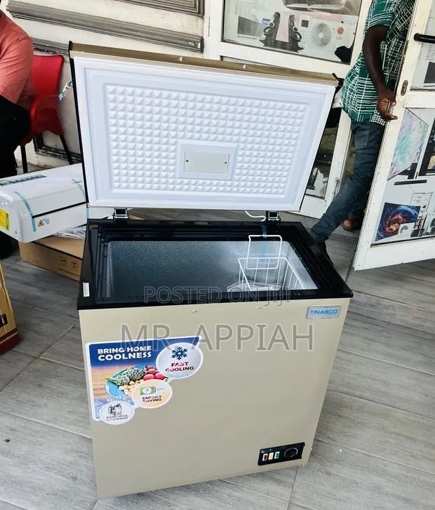 Manual Defrost Nasco 138l Single Door Chest Freezer(Nas-175fl)Gold · Photo 1