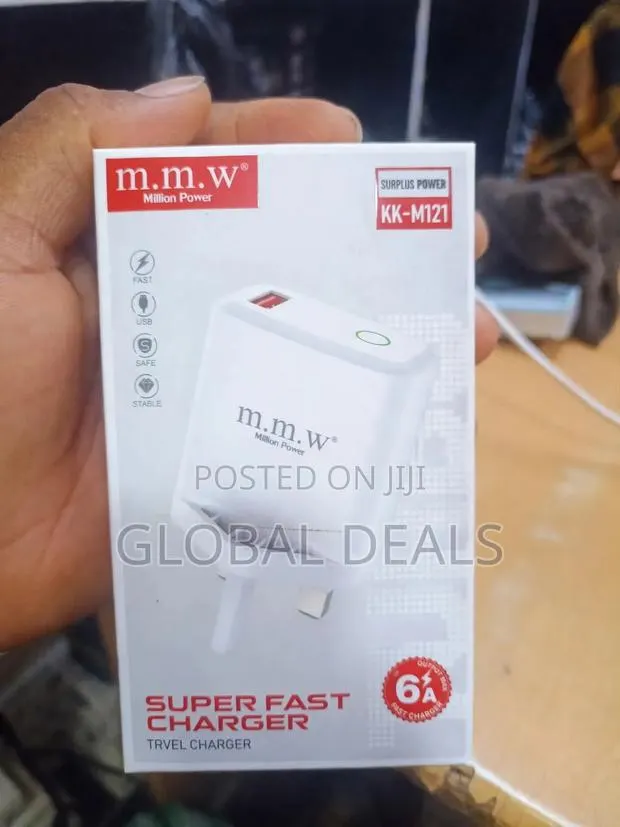 m.m.w Million P 6A Super Fast Charger - Surplus Power Travel Charger · Photo 1