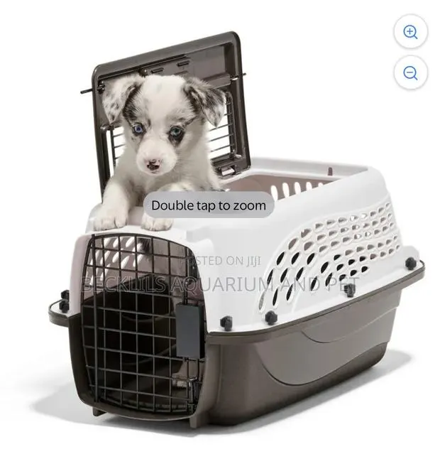 2 Door Way Plastic Acrylic Dog Cage · Photo 1