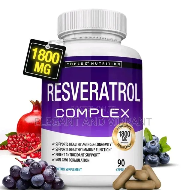 Resveratrol Supplement 1800 Mg Antioxidant Complex - Natural Pills · Photo 1