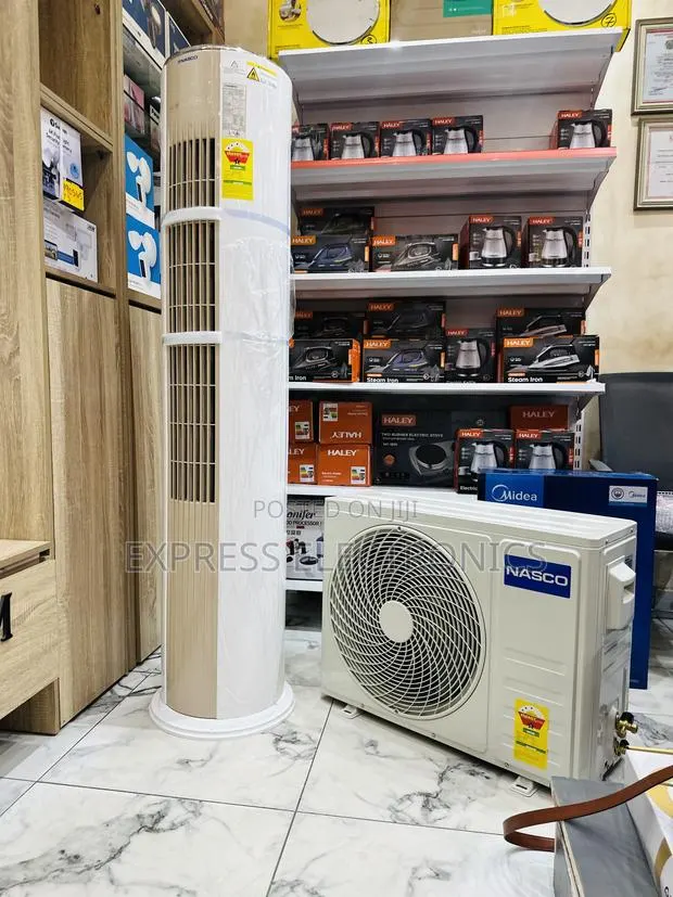 Nasco Floor Standing 2.0 Air Conditioner White · Photo 1