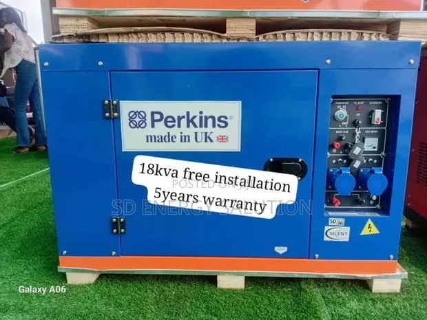 When the Power Goes We Stay Perkins 18kva Diesel Generator · Photo 1