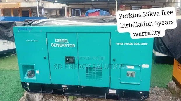 Heavy Duty Perkins 35kVA Diesel Generator Available · Photo 1