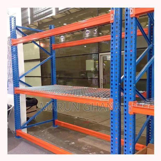 Shelving System in Ghana Warehouse Shelves Storage Racks Installation. · Photo 1