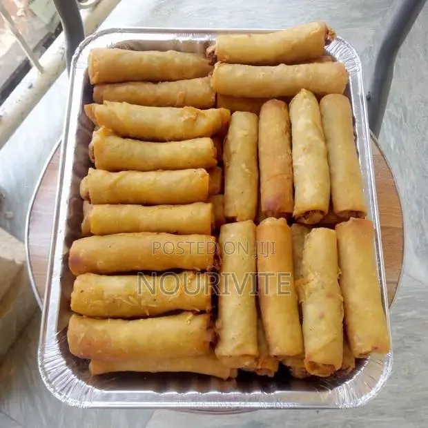 Beef Spring Roll – GH₵5 | Wholesale for Resellers · Photo 1