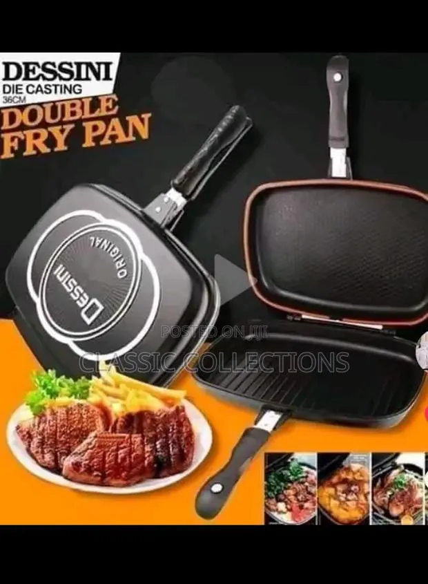 Non-Stick Double-Sided Grill Fry Pan-36cm · Photo 1