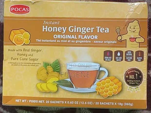 Pocas Instant Honey Ginger Tea Original Flavor 20 Sachets (360g) · Photo 1