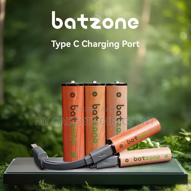 Batzone Usb-C Li-Ion Rechargeable Battery Aa 2220mwh (4pcs) · Photo 1