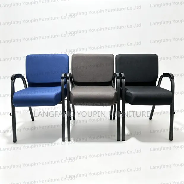 Affordable Padded Church Chairs, Stackable for Church Community Hall · Photo 1