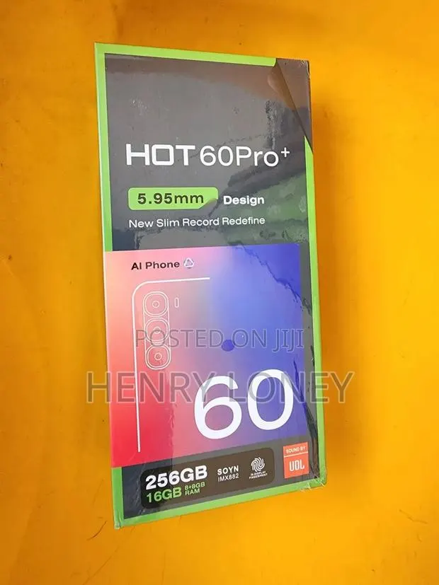 New Infinix Hot 60 Pro+ 256 GB Black · Photo 1