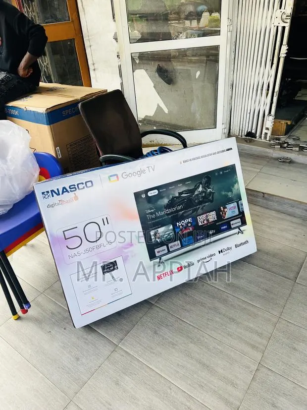 Order Authentic Nasco 50” Uhd Smart Screen Television(Black). · Photo 1