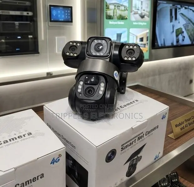 V380 Pro 4G Triple Lens Security Camera (Solar Powered) · Photo 1