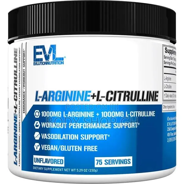 L-Arginine + L-Citrulline - Endurance + Workout Performance Supplement · Photo 1
