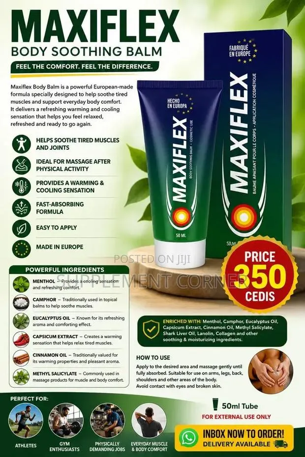 Maxiflex Body Soothing Balm · Photo 1