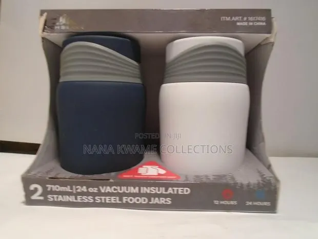 High Sierra Stainless Steel Insulated Food Storage Jar Set of 2, 709 · Photo 1