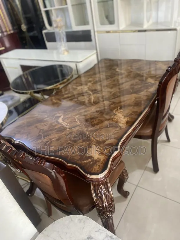 A Superior Coffee Color Royal Dining Set · Photo 1