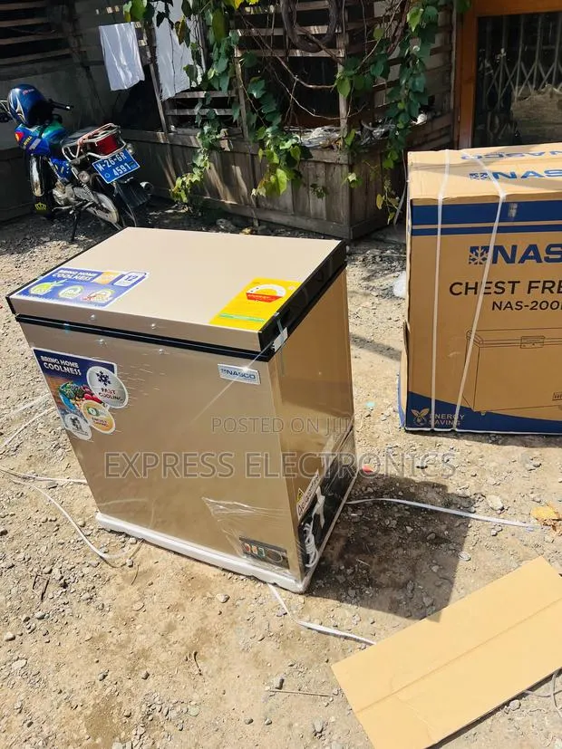 Highly Recommended Chest Freezer Single Door Nas-200fl Gold · Photo 1