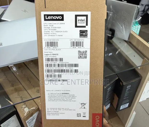 New Laptop Lenovo Legion 5 16GB Intel Core Ultra 7 SSD 512GB · Photo 1