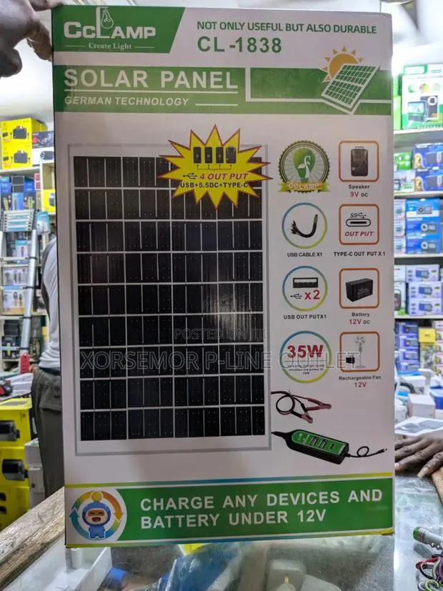 35w Cl-1838 Solar Panel · Photo 1