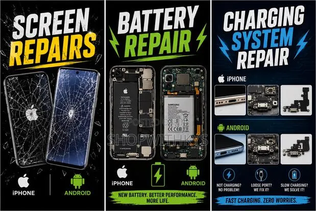Screen, Battery, Charging System Repair · Photo 1