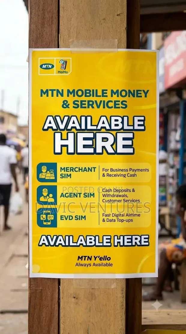 Fully Verified Mtn Momo Agent Merchant Sim Setup · Photo 1