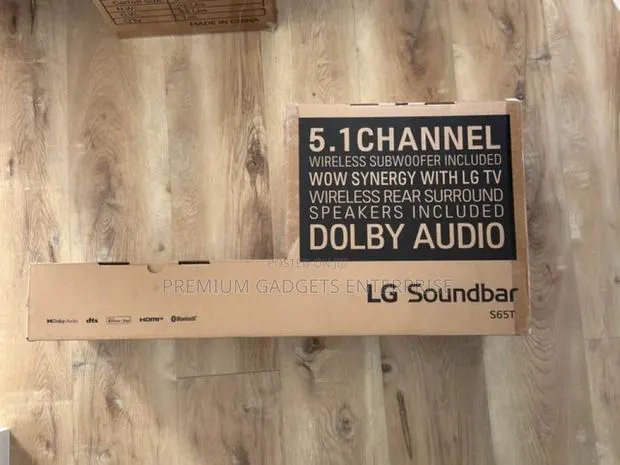 Lg Soundbar 600w 5.1 Channel S65 Immersive 600w 5.1ch Surround Sound · Photo 1