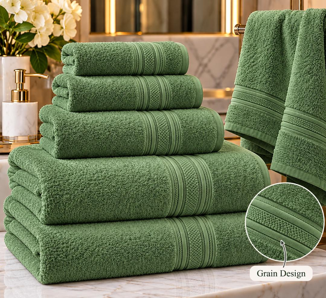 Cotton Towels — Multiple Colours · Photo 1