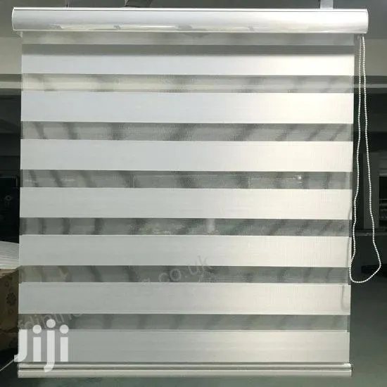 White Zebra Blinds With Free Installation · Photo 1