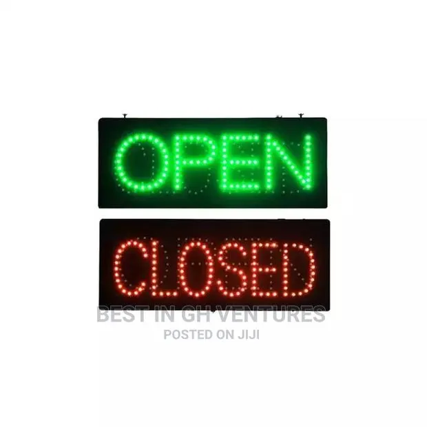 Shop Open or Close LED Sign · Photo 1