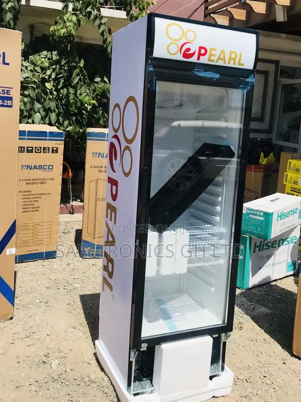 Grab Display Glass 1 Door Pearl 238 Liters PVC-316 Fridge · Photo 1