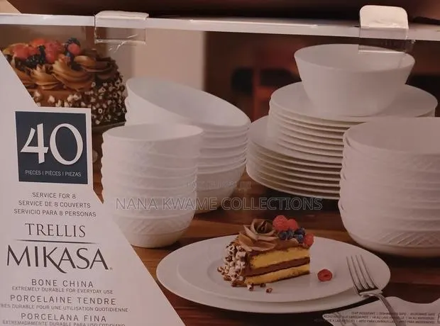 The Mikasa Louis 40-Piece Bone China Dinnerware Set Offers Durability · Photo 1