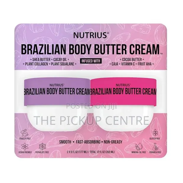 Nutrius | Brazilian Body Butter Cream 355ml 1=245ghs · Photo 1