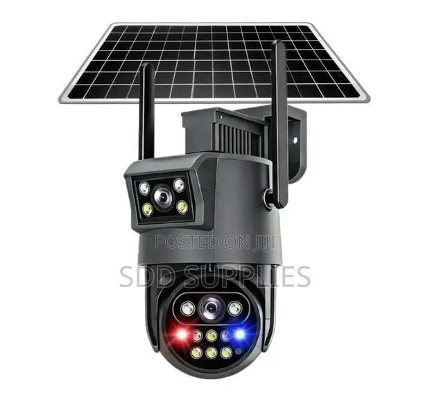Solar 4g Sim Card Double Lens Camera All Sim Cards Supported · Photo 1