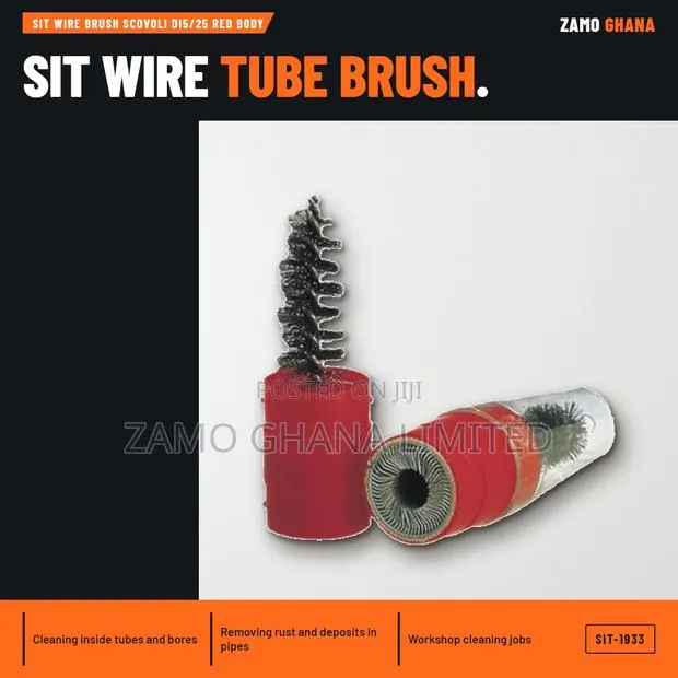 Sit Wire Brush Scovoli Di5/25 Red Body - SIT-1933 · Photo 1