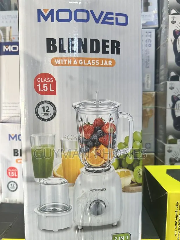 MOOVED Blender With Glass Jar 1.5L · Photo 1