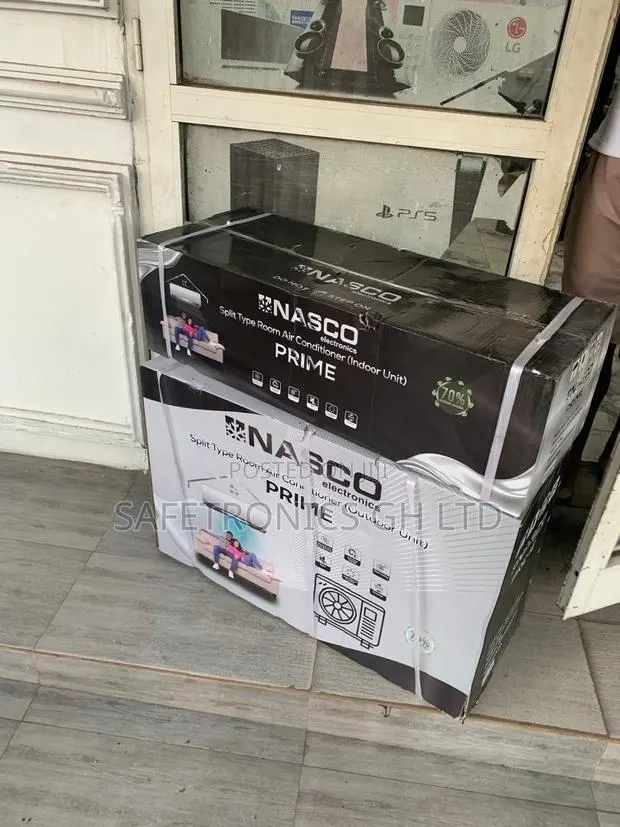 Super Powerful ___ (Black) Nasco 1.5 Horsepower Split Type AC · Photo 1