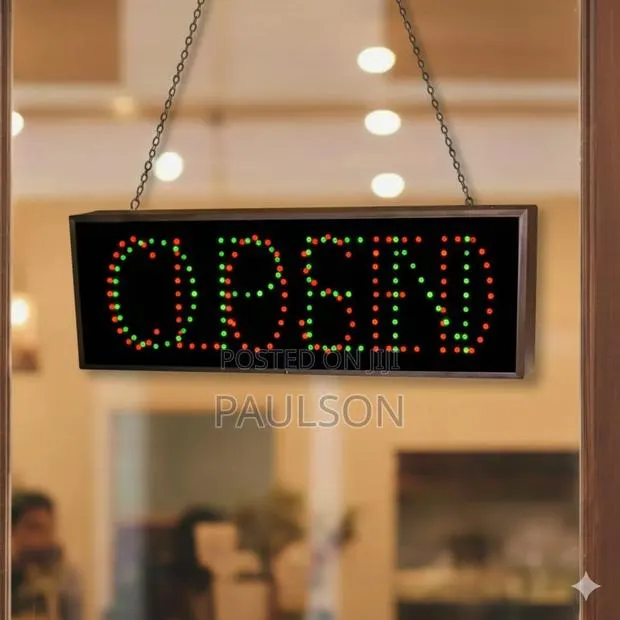 Led 2 In 1 Closed And Open Electric Sign Board · Photo 1