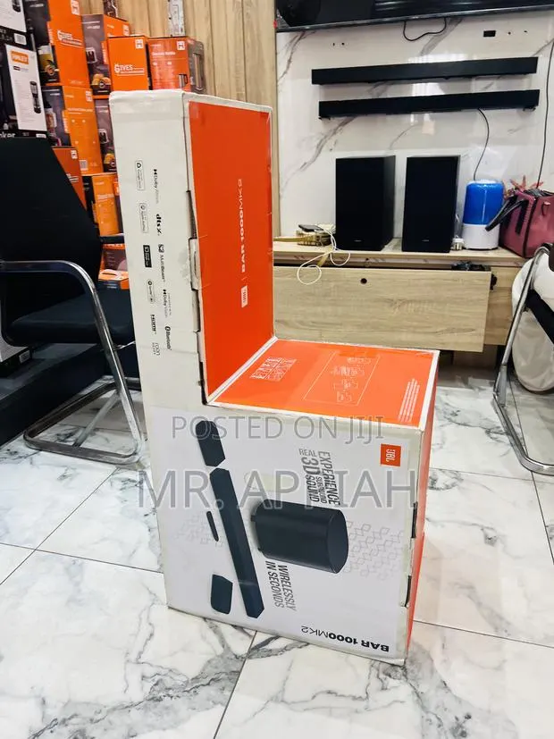 Durable and Affordable JBL Bar 1000 Mk2 7.1.4ch True Atmos Sound Bar. · Photo 1