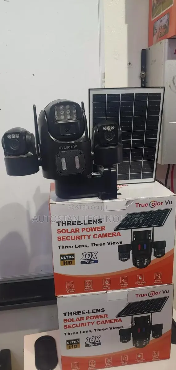 3 in 1 Security Camera With Solar Panel · Photo 1