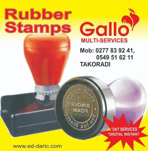 Rubber Stamps in Takoradi · Photo 1
