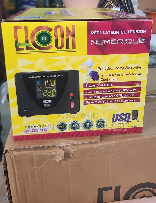 ELCON Digital Voltage Regulator – 2000VA · Photo 1