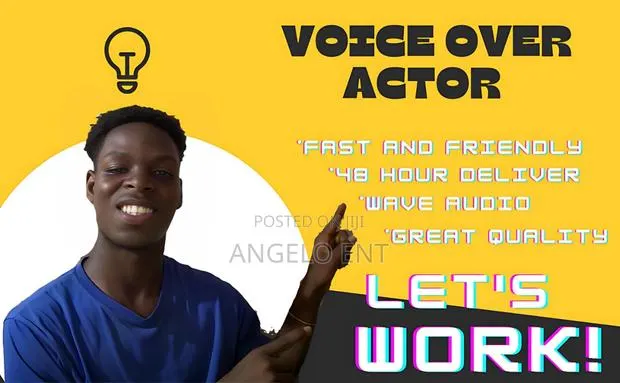 Professional Voice Over Artist Voice Over Actor/Sound Engineer · Photo 1