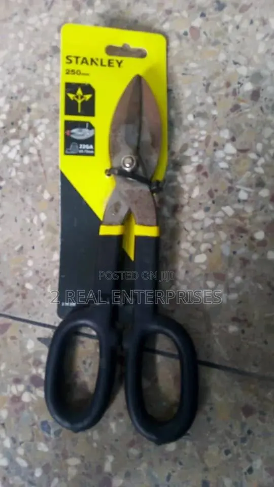 STANLEY 250mm (10") Straight Pattern Tin Snips Cutters Model 2-14-556 · Photo 1