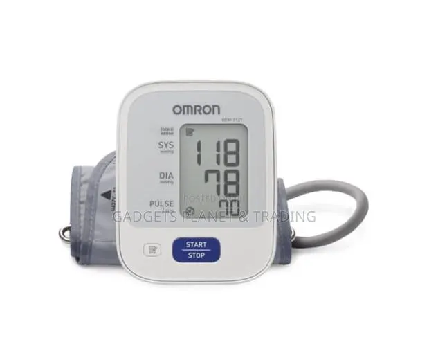 Omron Automatic Blood Pressure Monitor Device | Hem-7121 · Photo 1