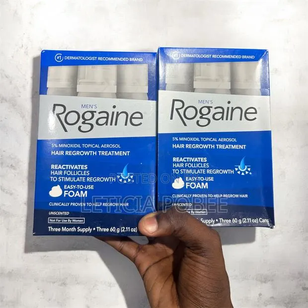 Rogaine Hair Regrowth Foam – Full Box Clinical Strength · Photo 1