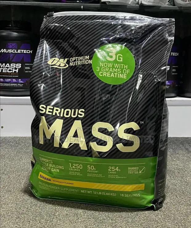 12lbs Reliable Weight Gainer- Serious Mass Whey Protein · Photo 1